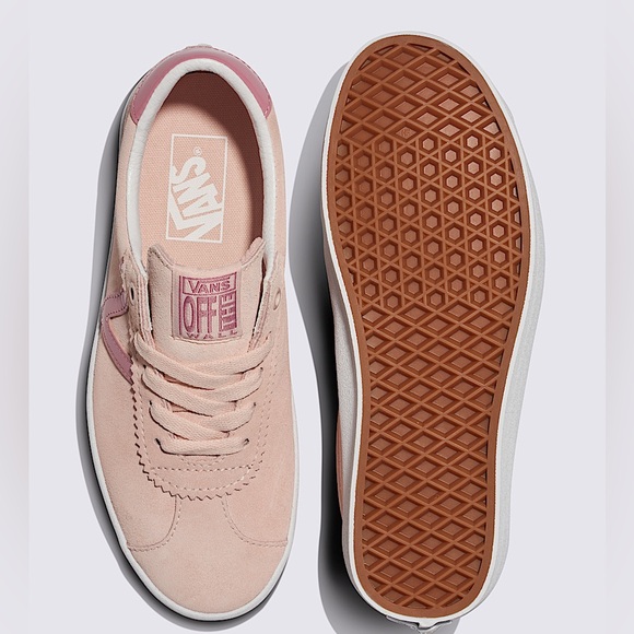 NEW VANS Sport Low Shoe Suede Blush Pink Comfort Sneaker M 9.5 W 11 - Picture 4 of 8
